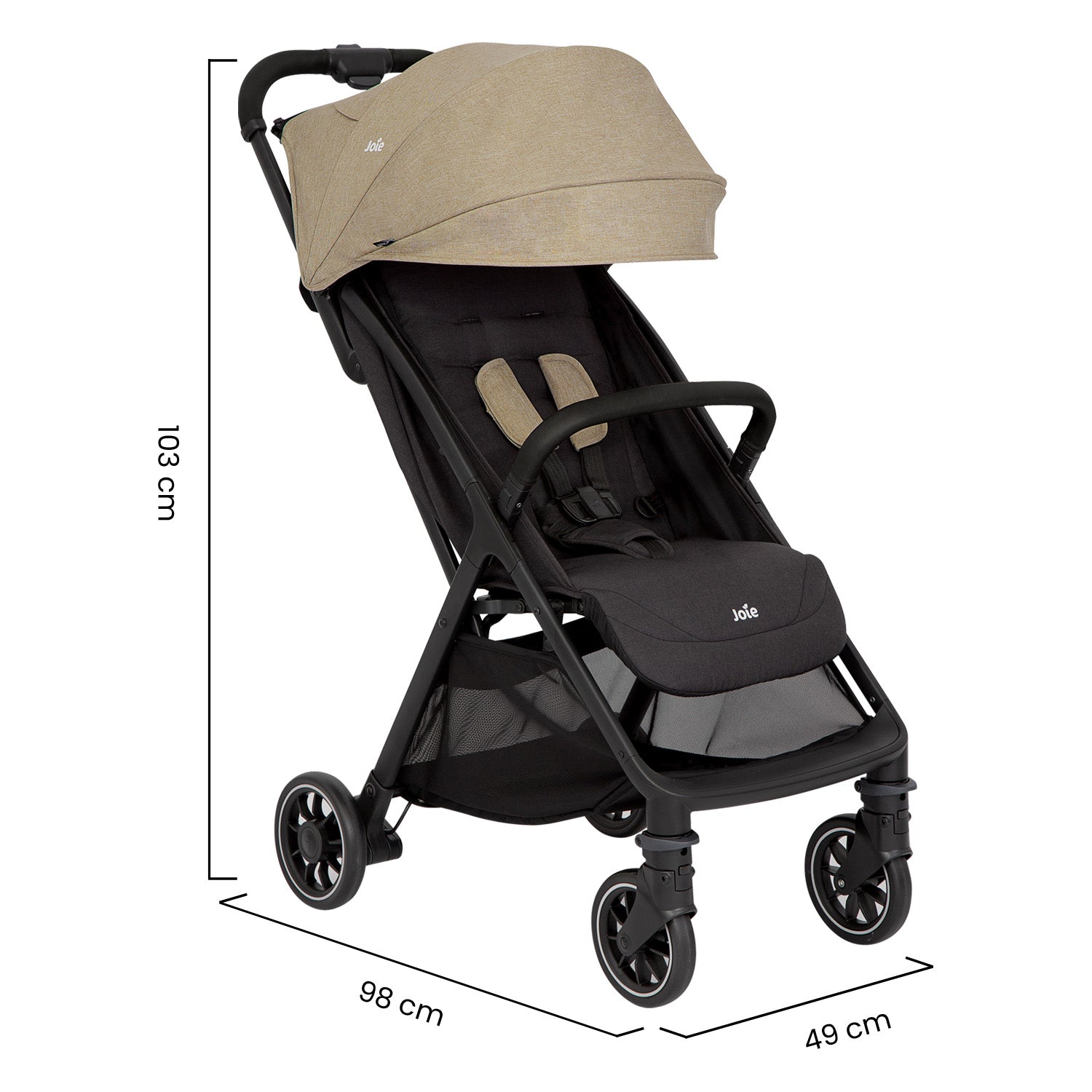 Coche Bebé Pact  Pro Joie Twig Beige