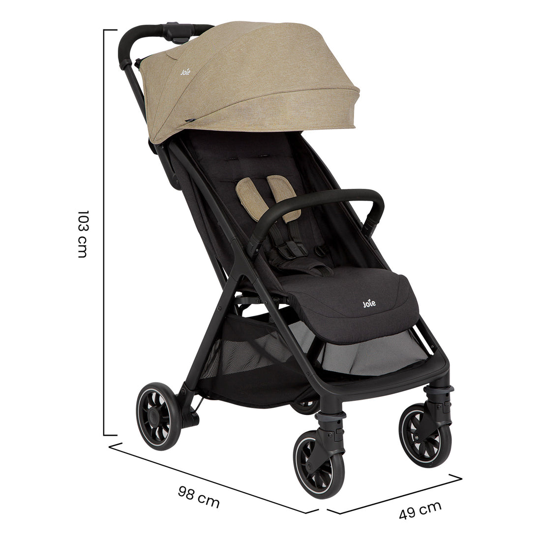 Coche Bebé Pact  Pro Joie Twig Beige