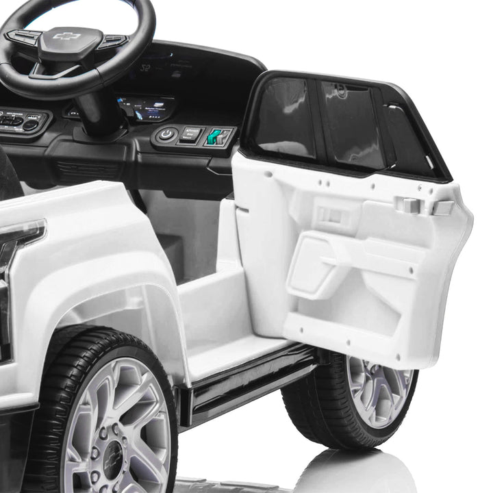 Carro Electrico Niño Niña Montable Chevrolet HB1188 Blanco