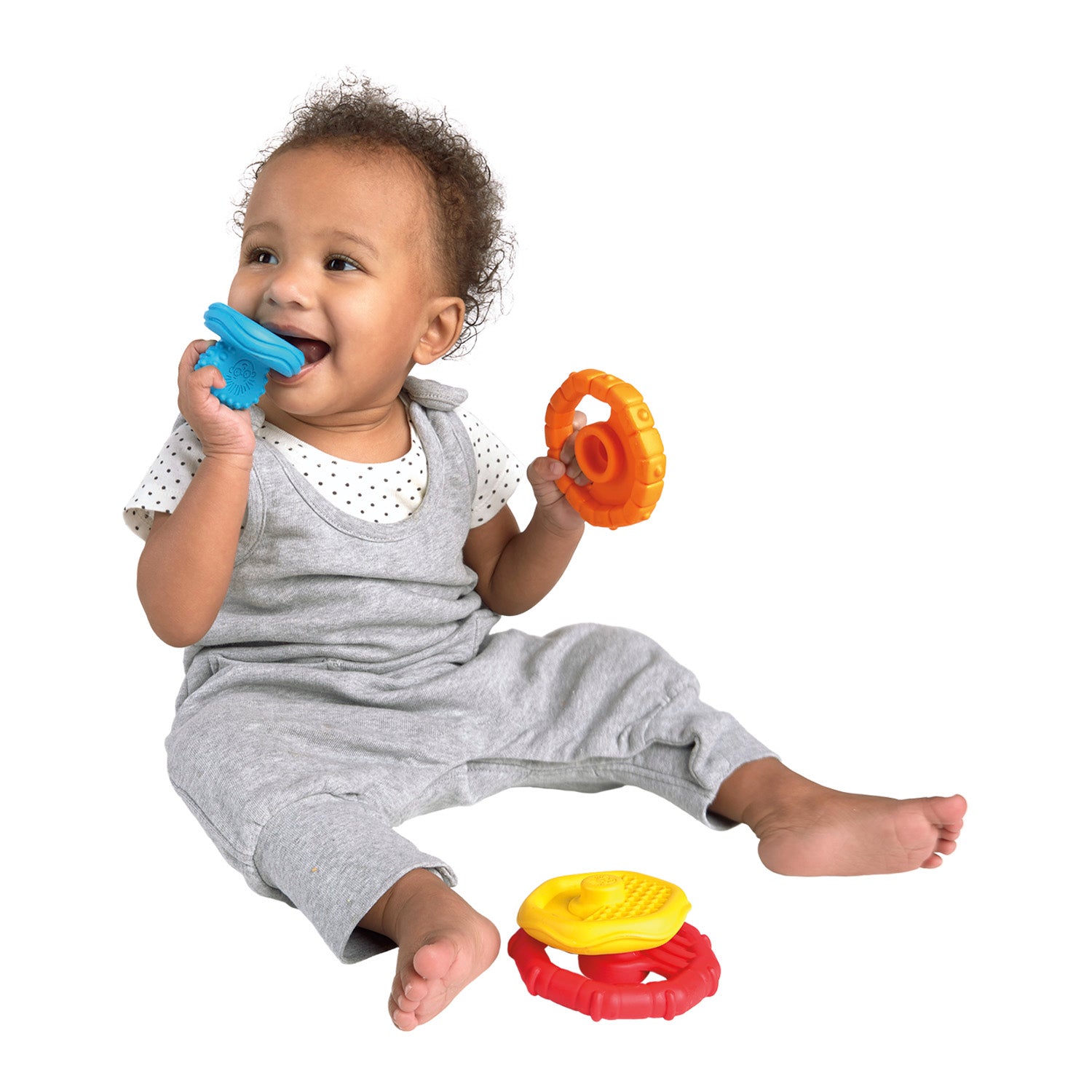 Mordedores Baby Einstein Stack & Teethe 5 Piezas 12356