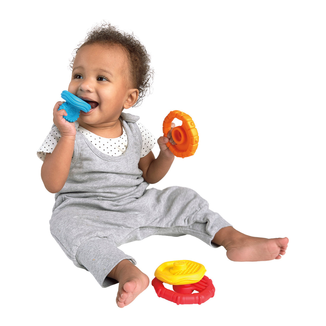 Mordedores Baby Einstein Stack & Teethe 5 Piezas 12356