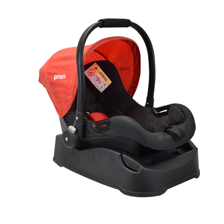 Silla Portabebe con Base Capri Priori Rojo