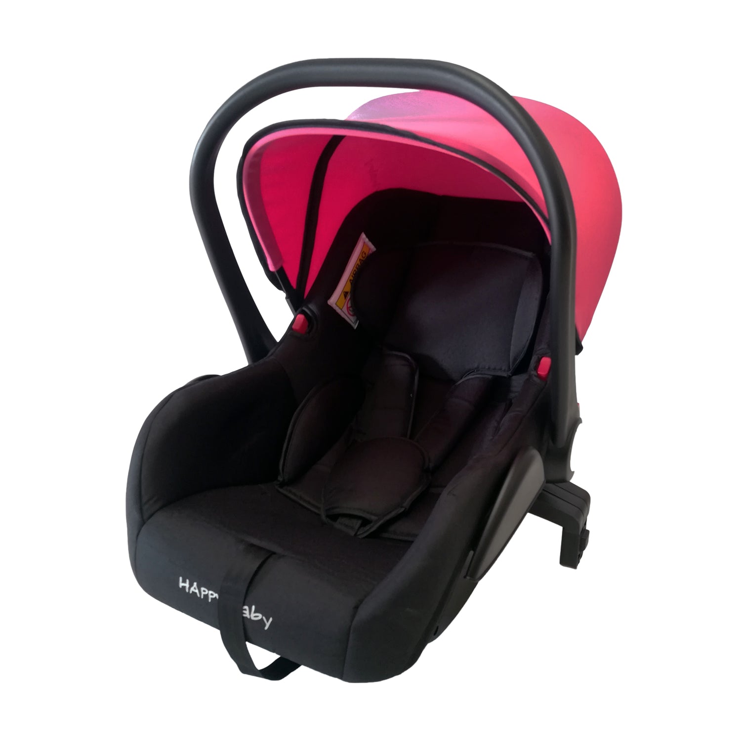 Coche Bebe Moises Alizze Happy Baby Rosa