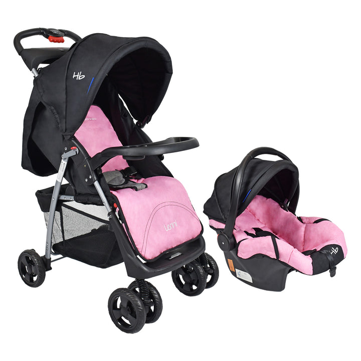 Coche Bebe Lenni Ts Happy Baby Rosa