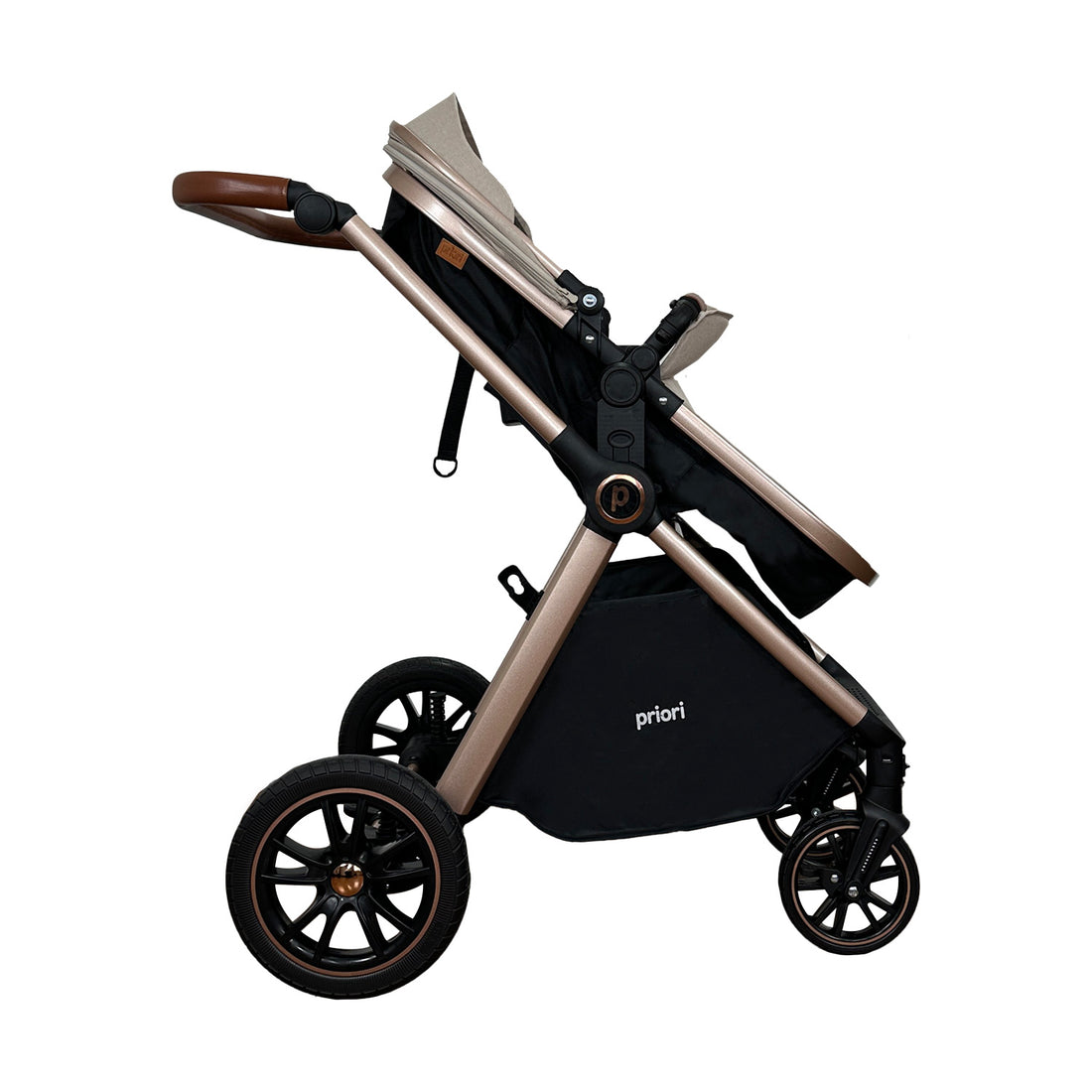 Coche Bebe Travel System Snow Priori Beige