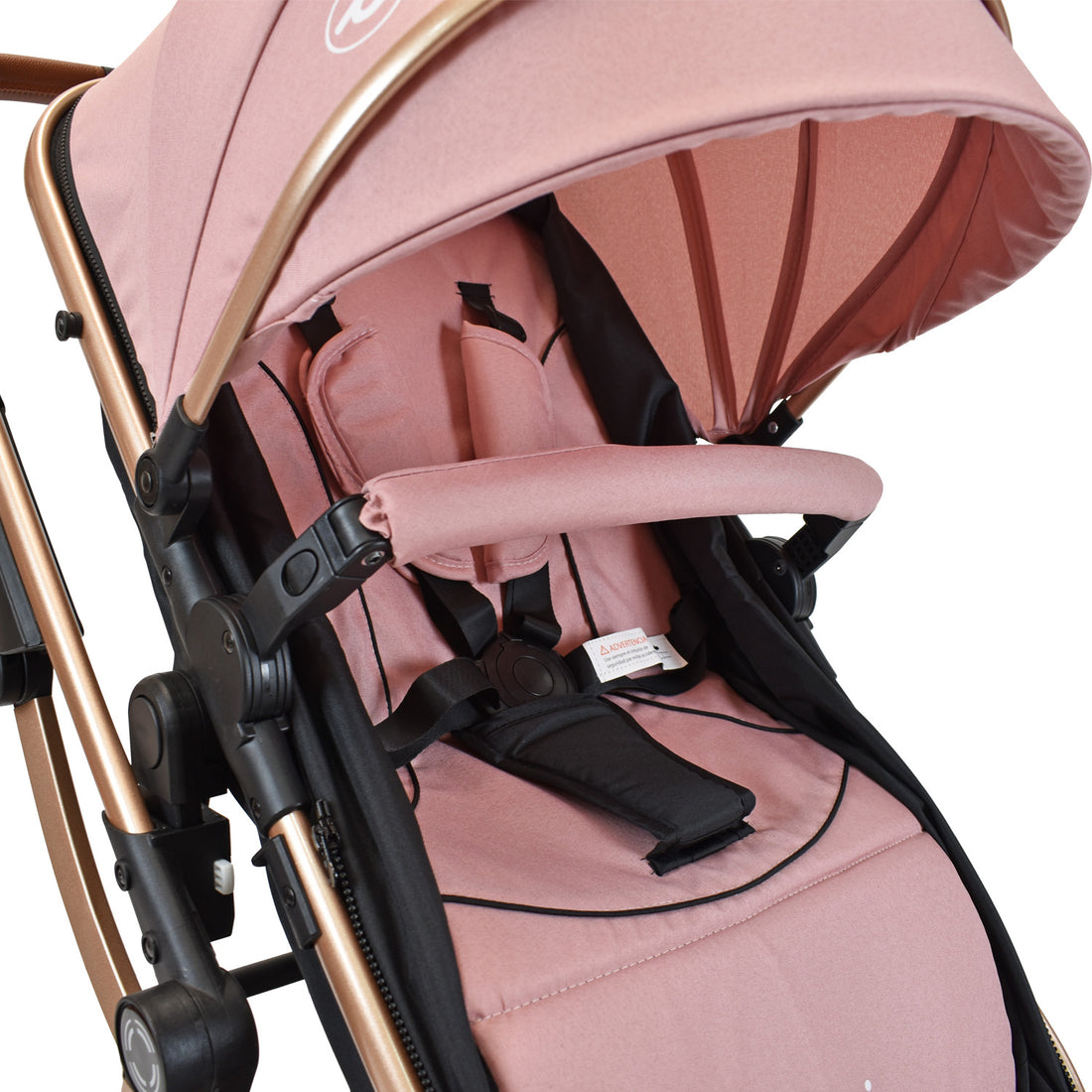 Coche Moises Bebé Mily Cs Rosa Priori