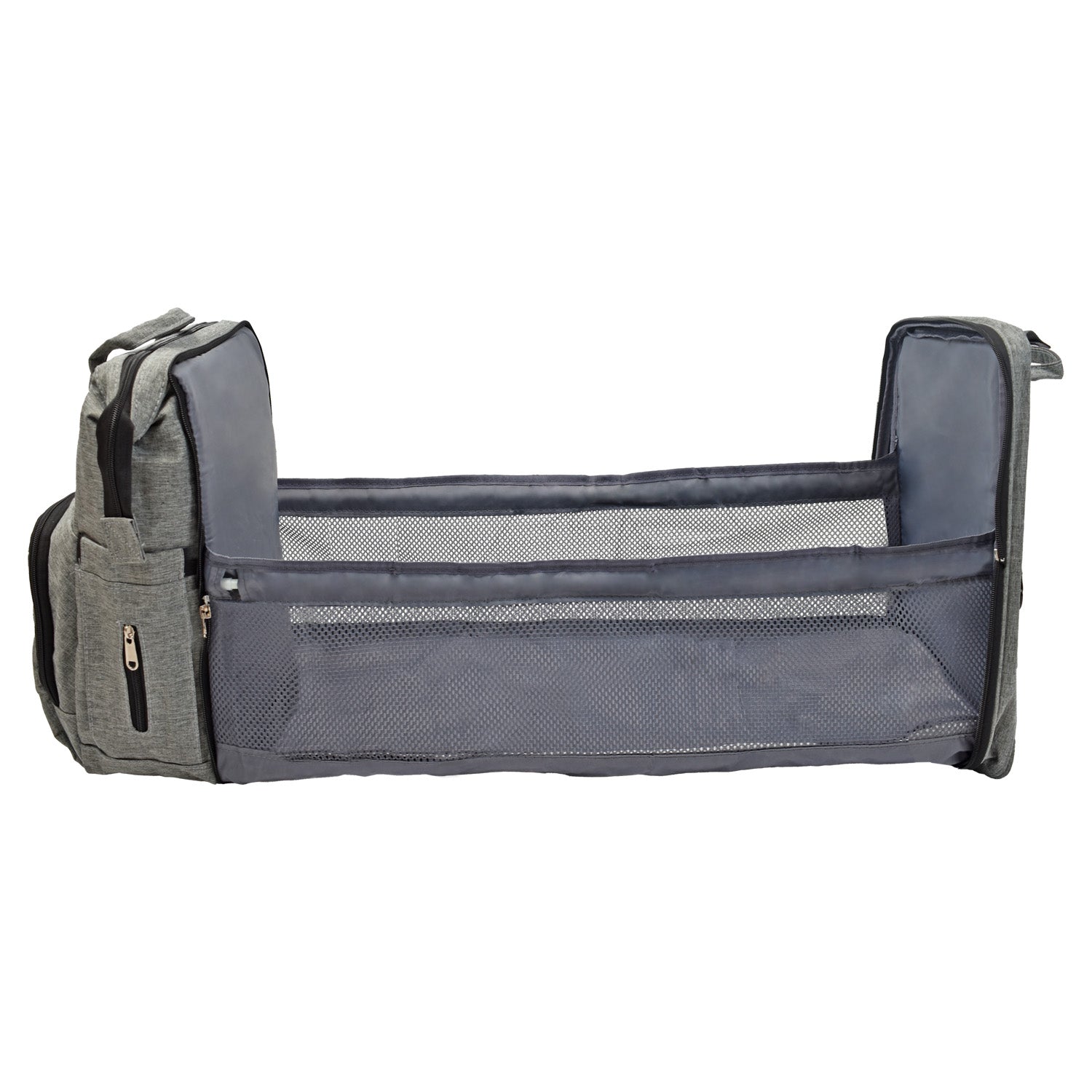 Pañalera Bebe Morral 3 en 1 PS 1001 Priori Gris