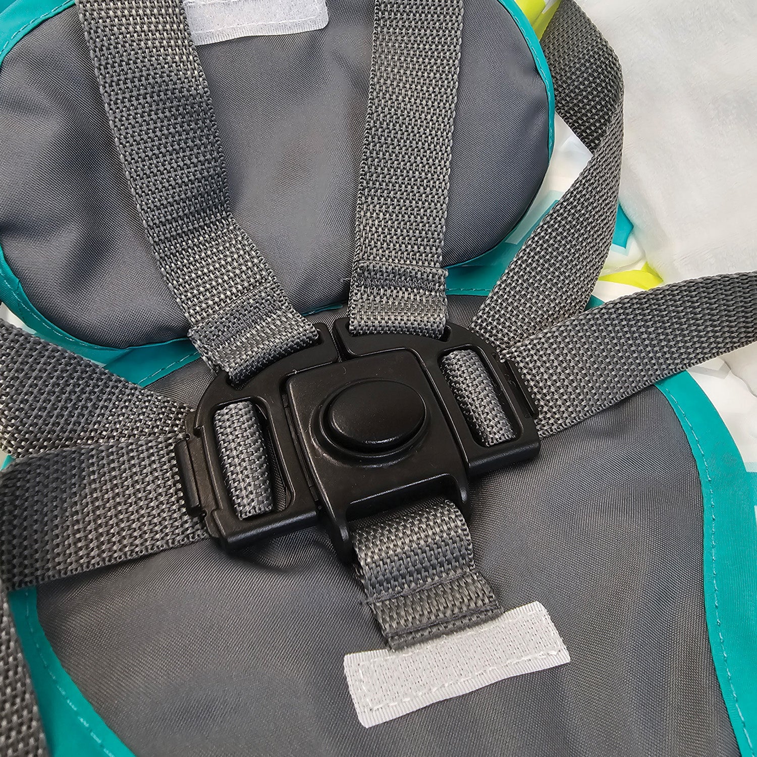 Silla Mecedora Bebé Plegable PB23102 Azul Premium Baby