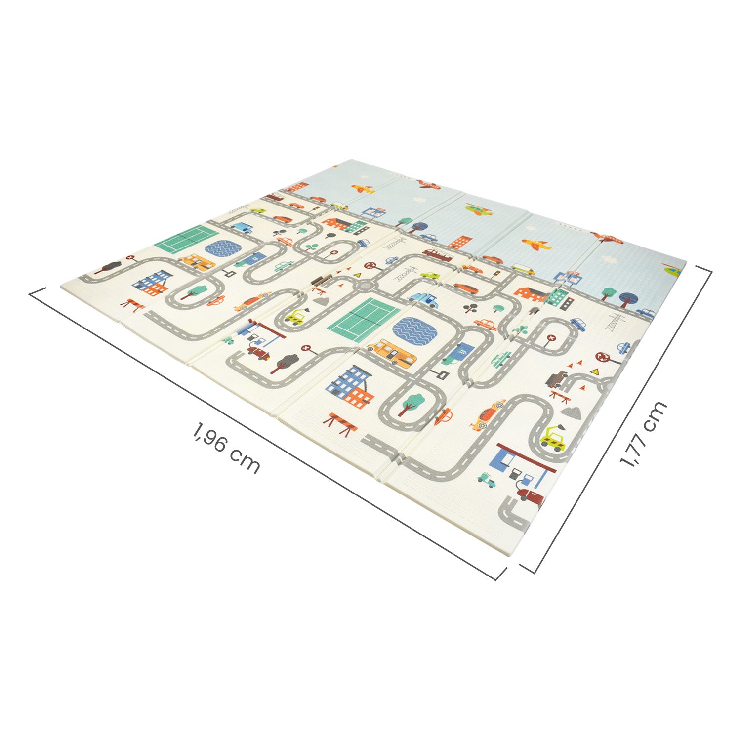 Tapete De Juego Plegable Gateo Bebé Premium Baby PB- E601RM