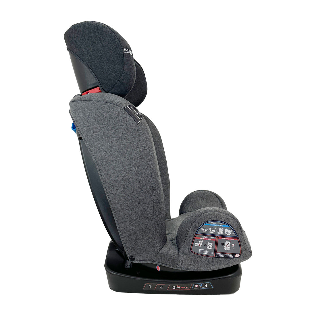 Silla para carro bebe Happy Baby Italia Gris