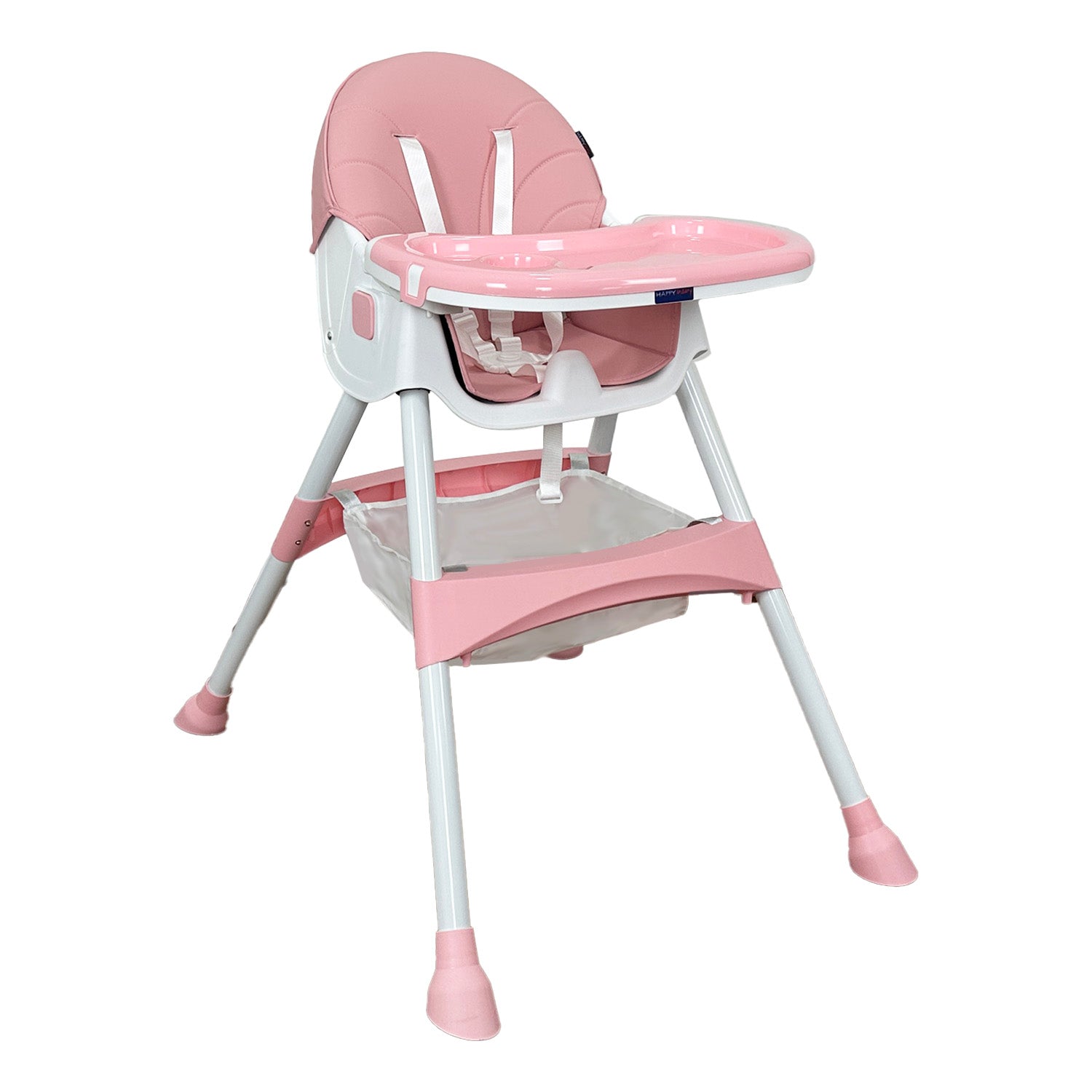Silla Comedor Bebé 3en1 Happy Baby Bahamas Rosa