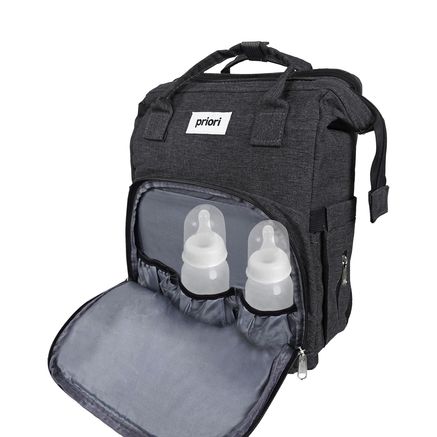 Pañalera Bebe Morral 3 en 1 PS 1001 Priori Negro