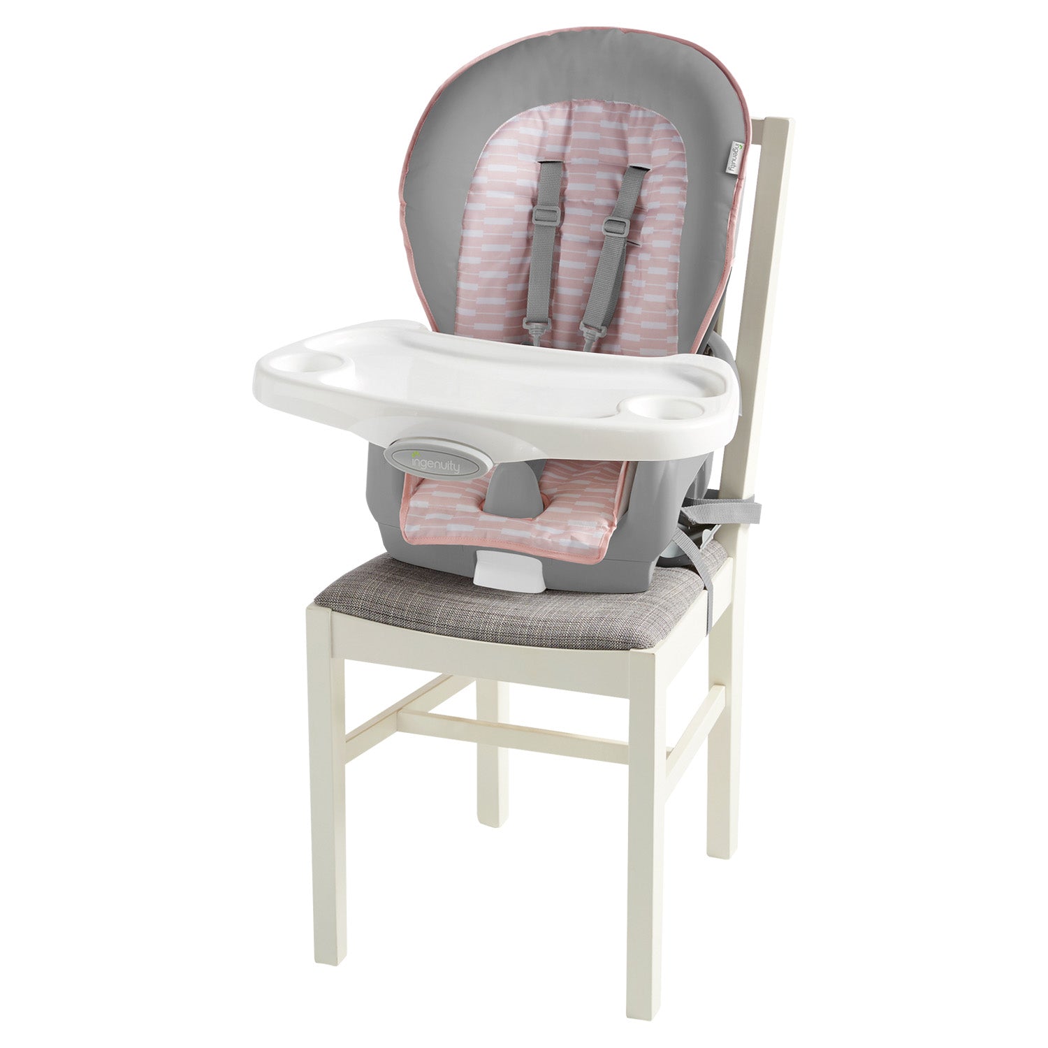 Silla comedor bebe Gris Rosa 3 En 1 Ingenuity 12331