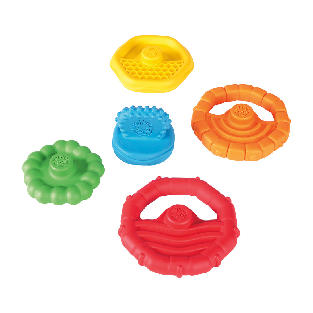 Mordedores Baby Einstein Stack & Teethe 5 Piezas 12356