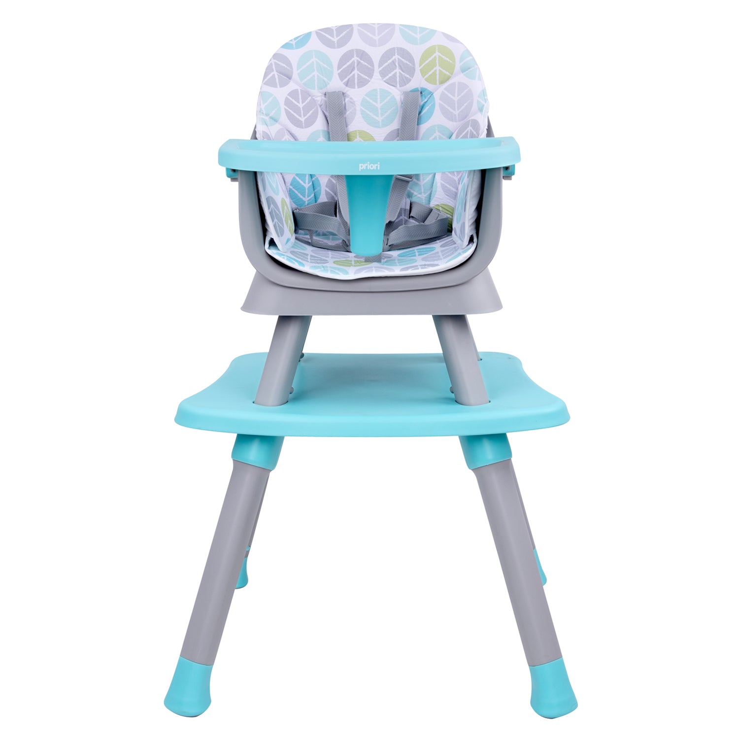 Silla comedor bebe 6en1 Priori Sidney Azul