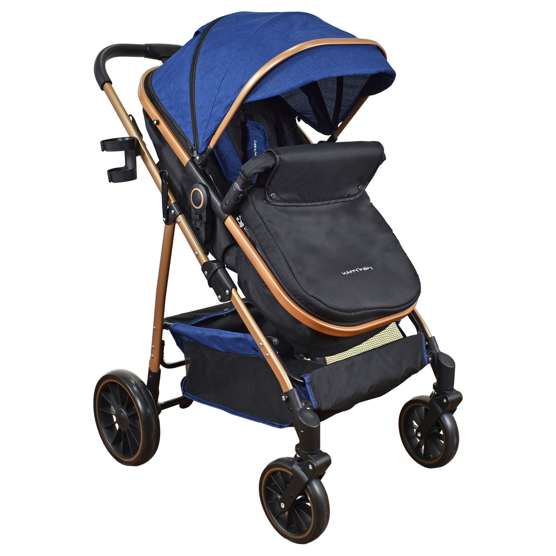 Coche Bebe Travel system Welly Happy Baby Azul