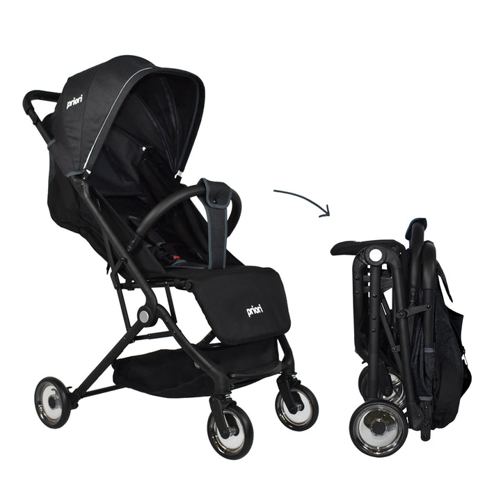 Coche Bebe Priori Compacto Ferrara Gris
