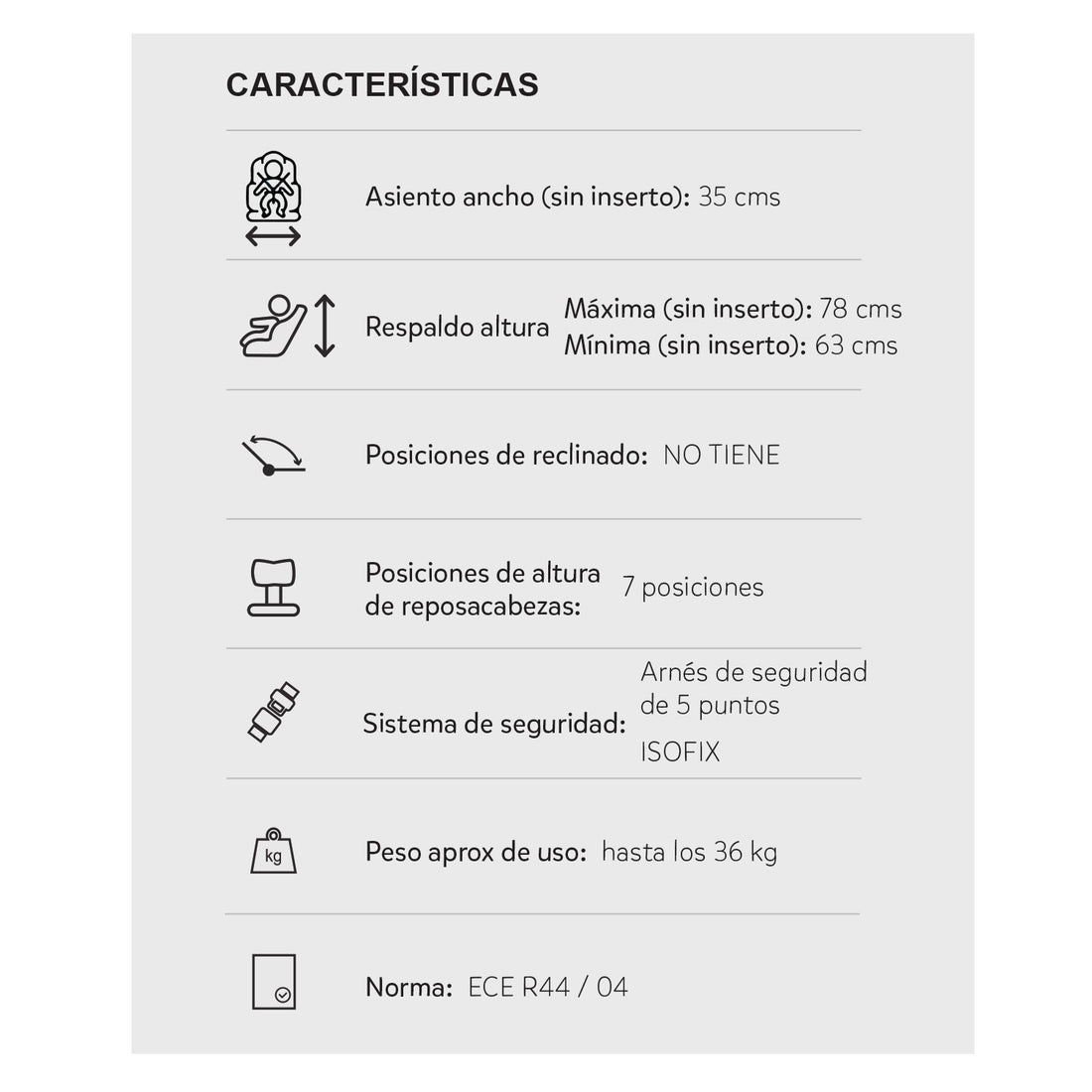 Silla de Carro Bebe Priori Thunder Con Isofix Gris Plata