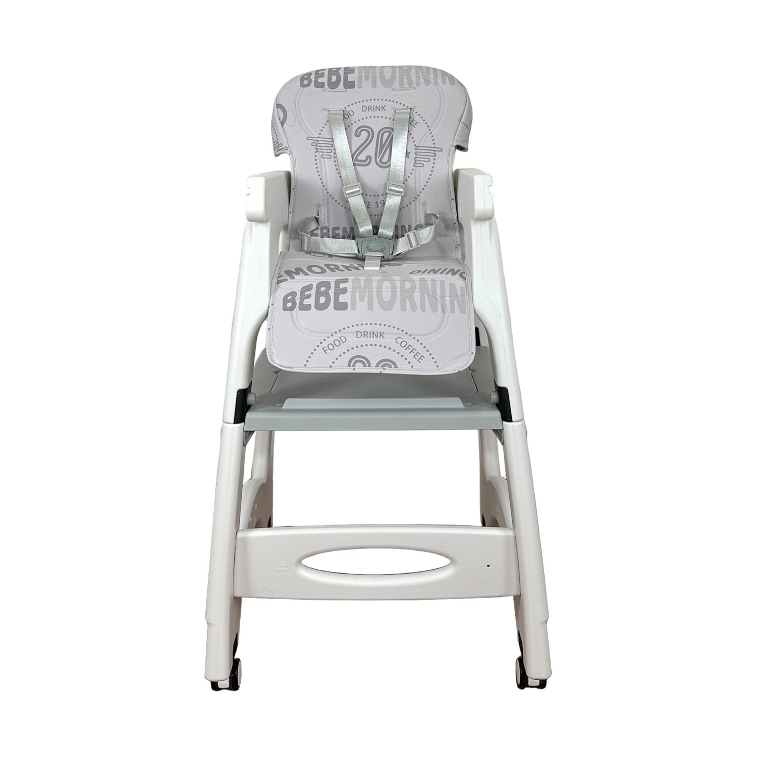 Silla Comedor Bebe Duna Happy Baby Gris