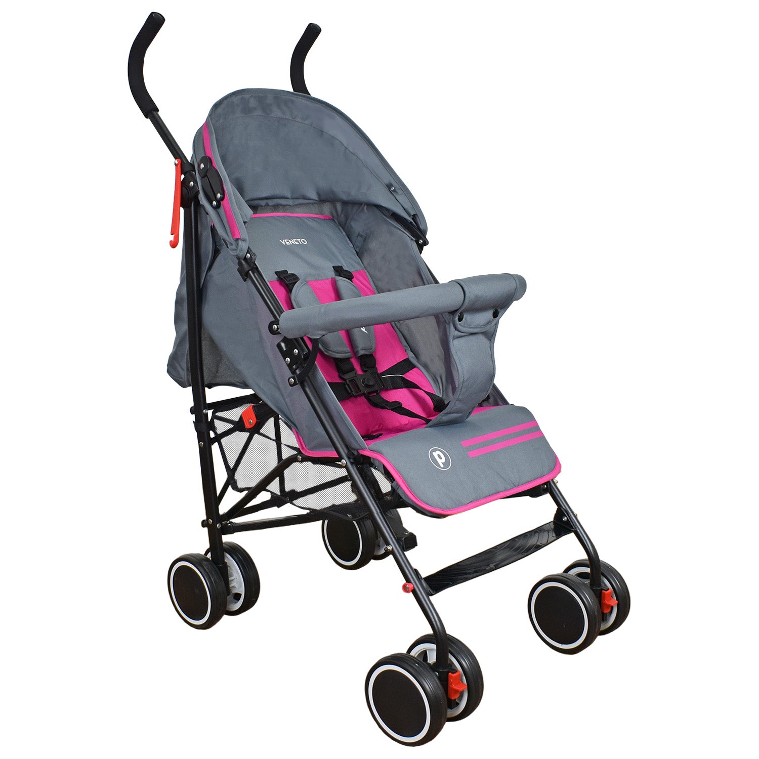 Coche Bebe Paseador Veneto Lyne Priori Rosa