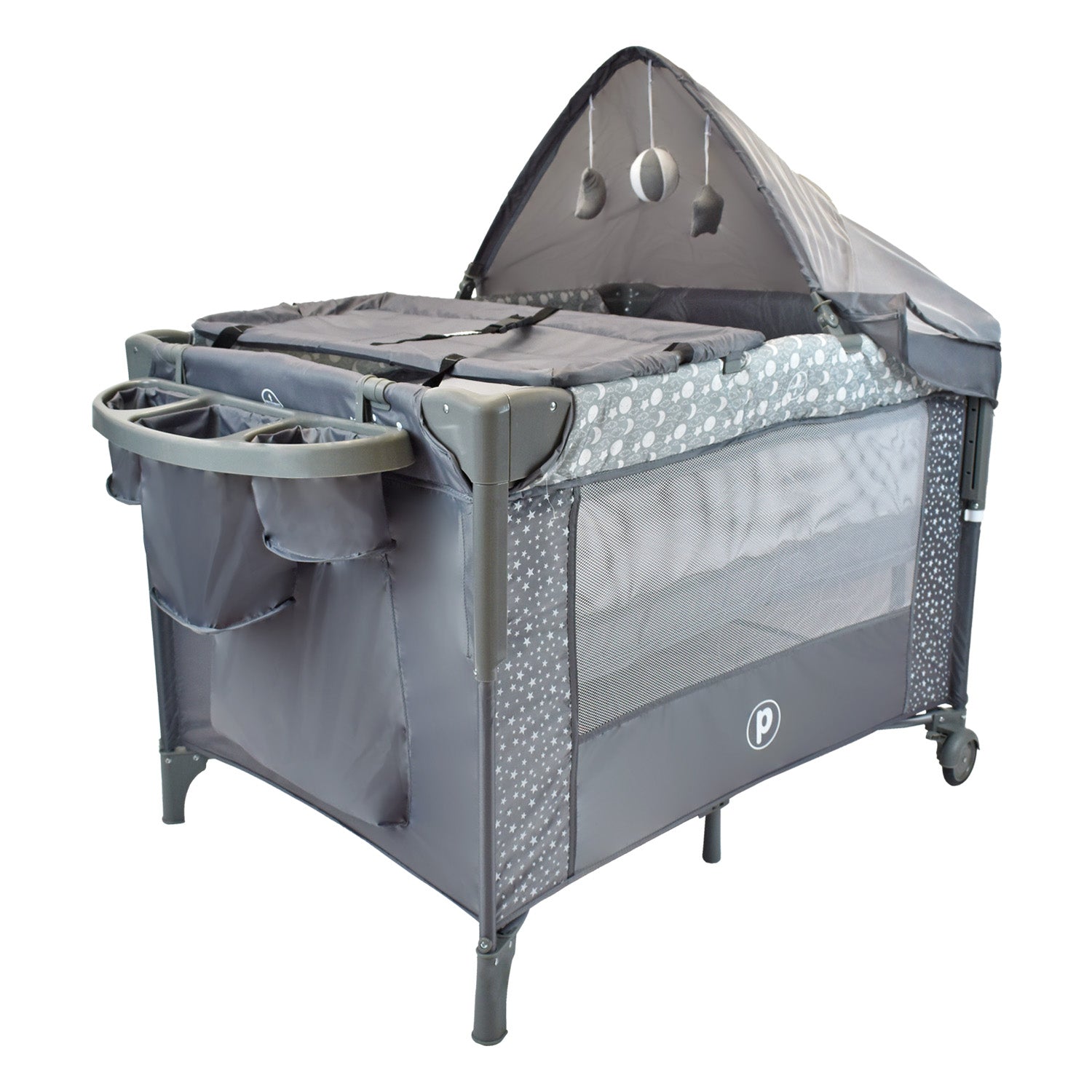 Combo Coche Nova Gris+Cuna Ariel Octopus Priori Gris