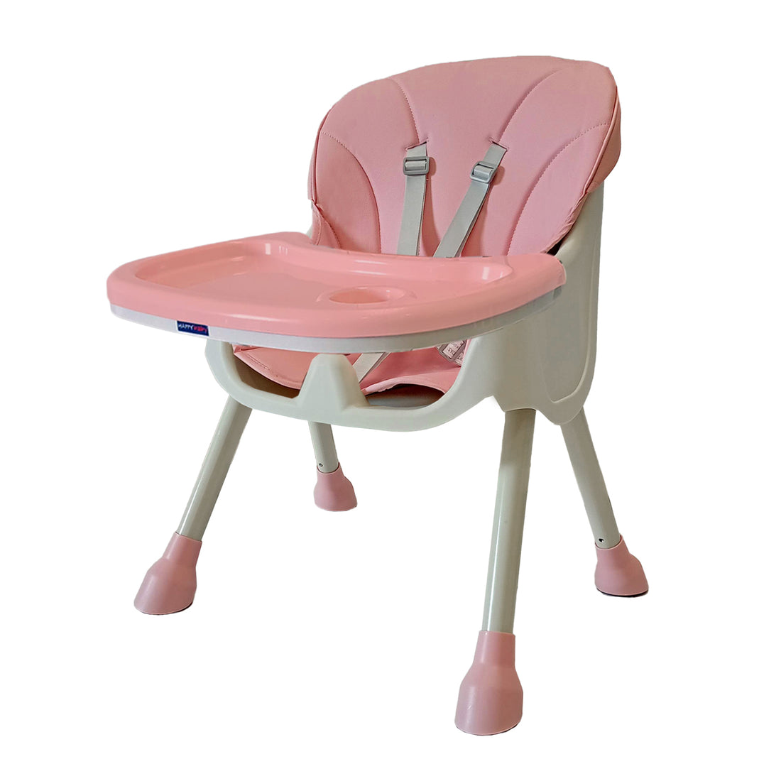 Silla comedor bebe 3en1 Happy Baby York Rosa