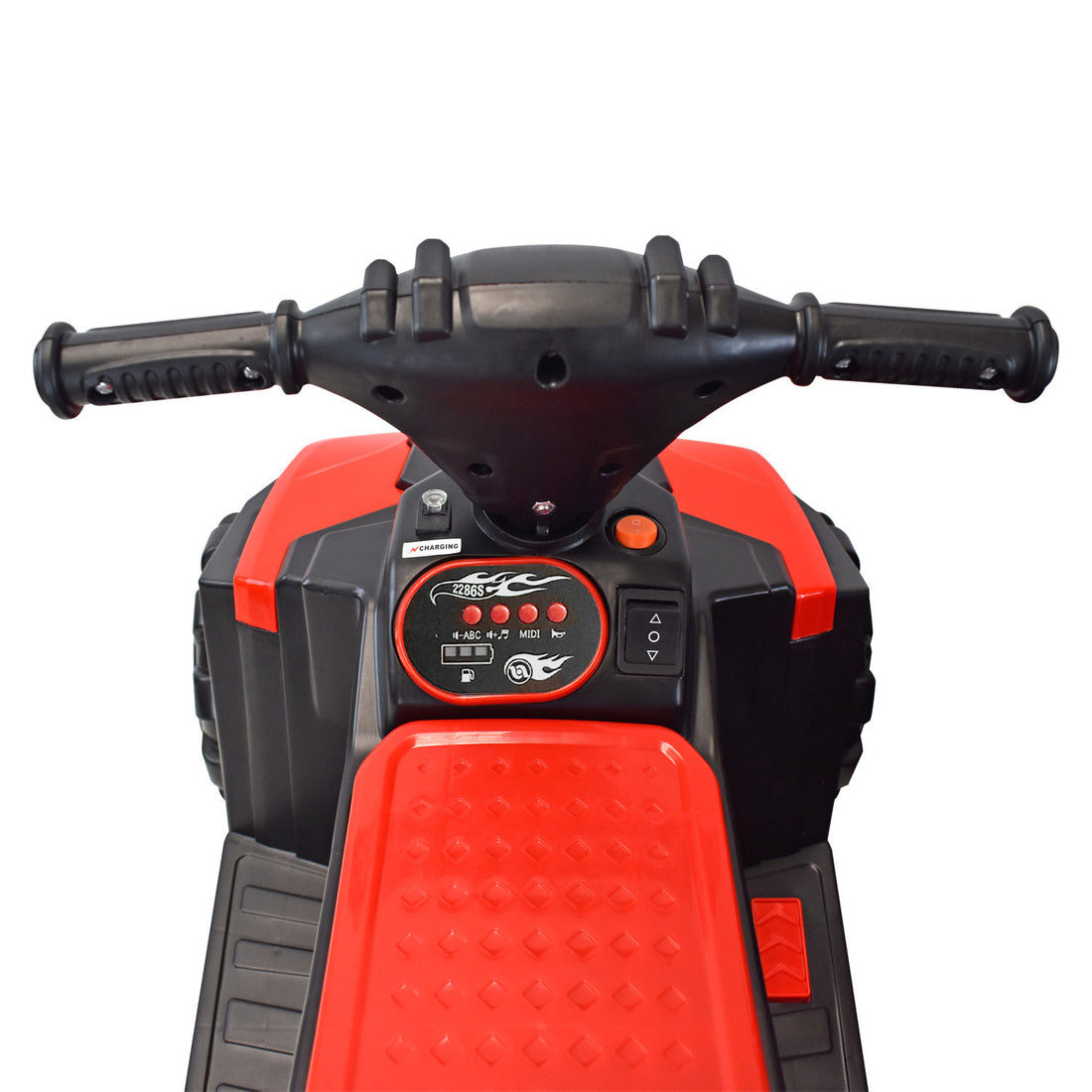 Cuatrimoto Moto Eléctrica Montable Niño Niña DM1001 Rojo 4.5V