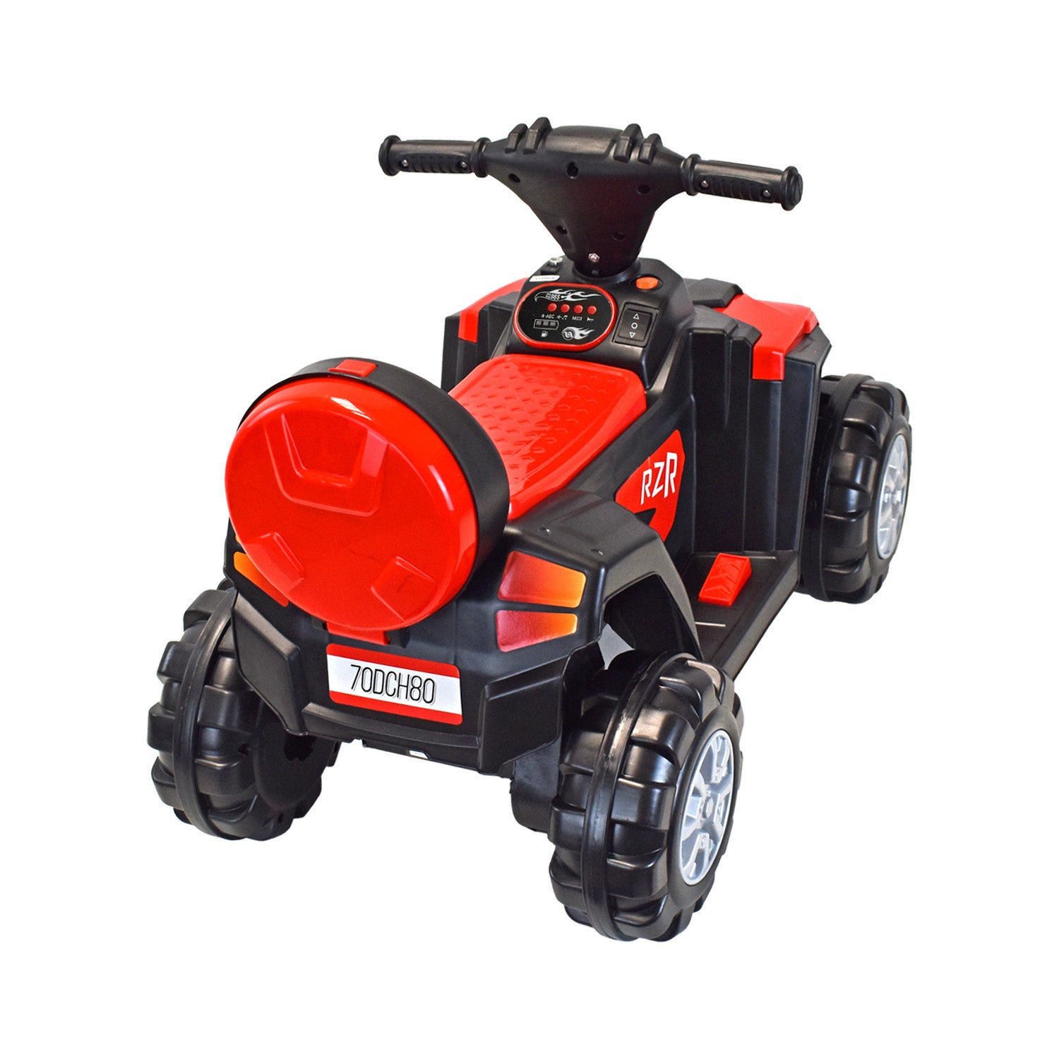 Cuatrimoto Moto Eléctrica Montable Niño Niña DM1001 Rojo 4.5V