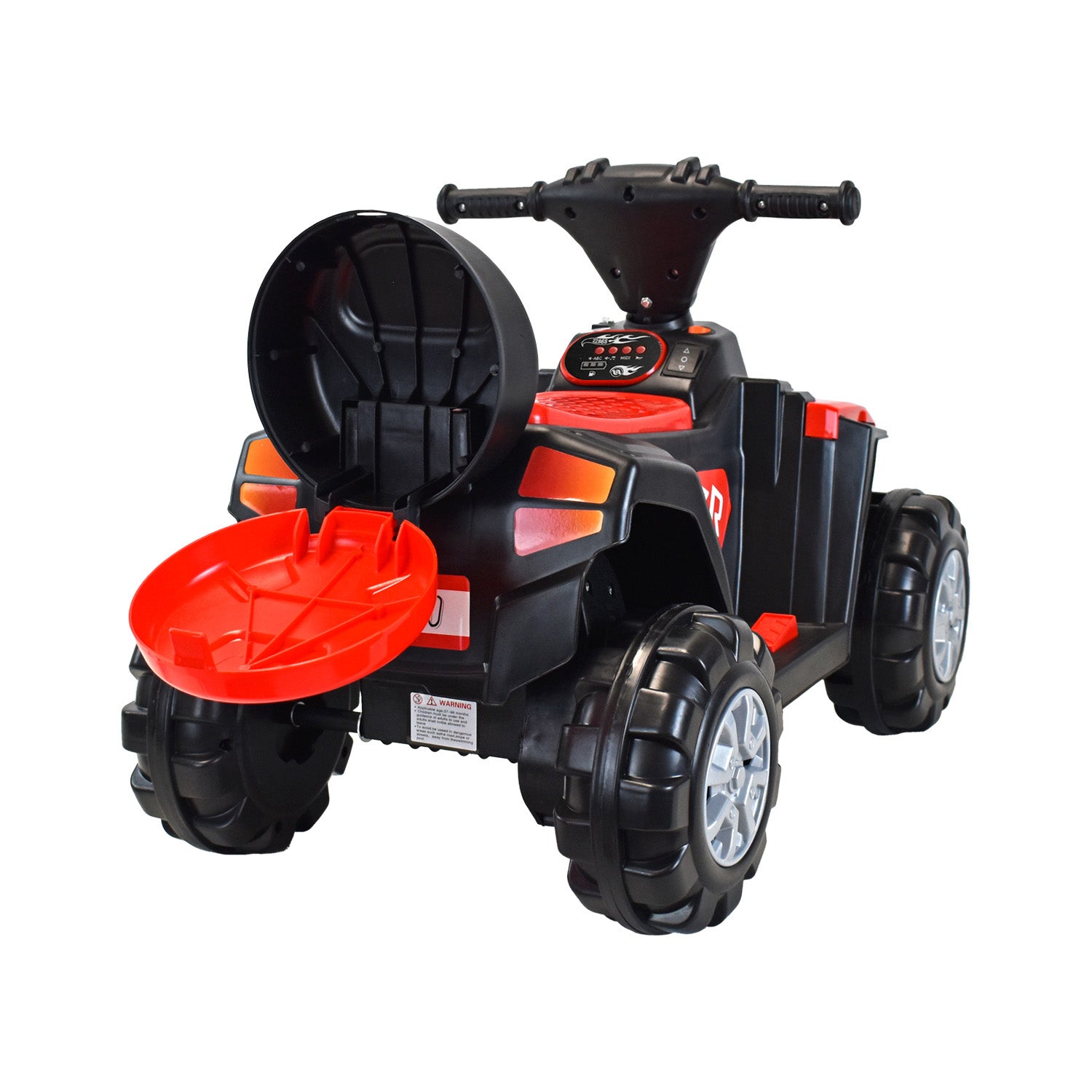 Cuatrimoto Moto Eléctrica Montable Niño Niña DM1001 Rojo 4.5V