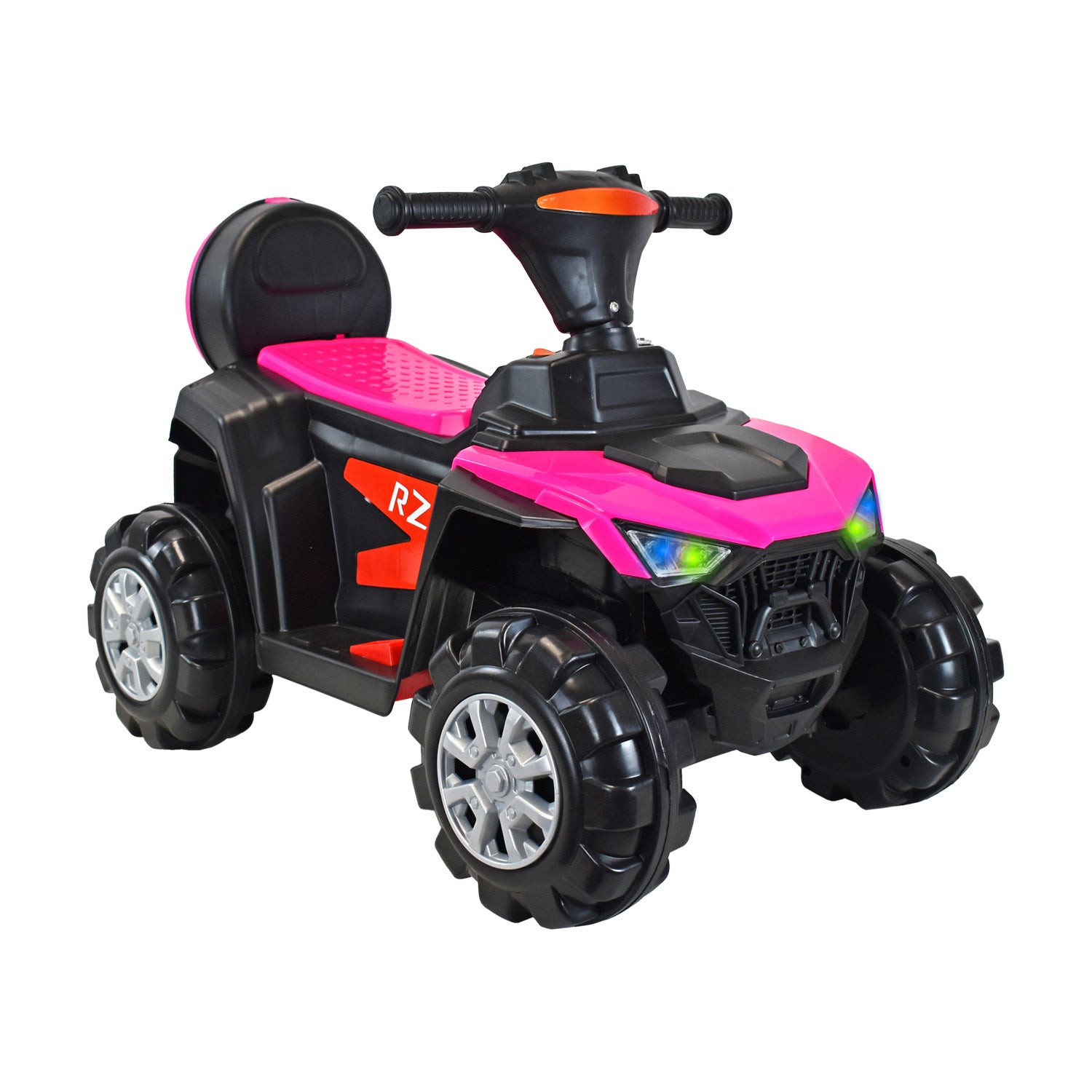 Cuatrimoto Moto Eléctrica Montable Niña DM1001 Rosada 4.5V