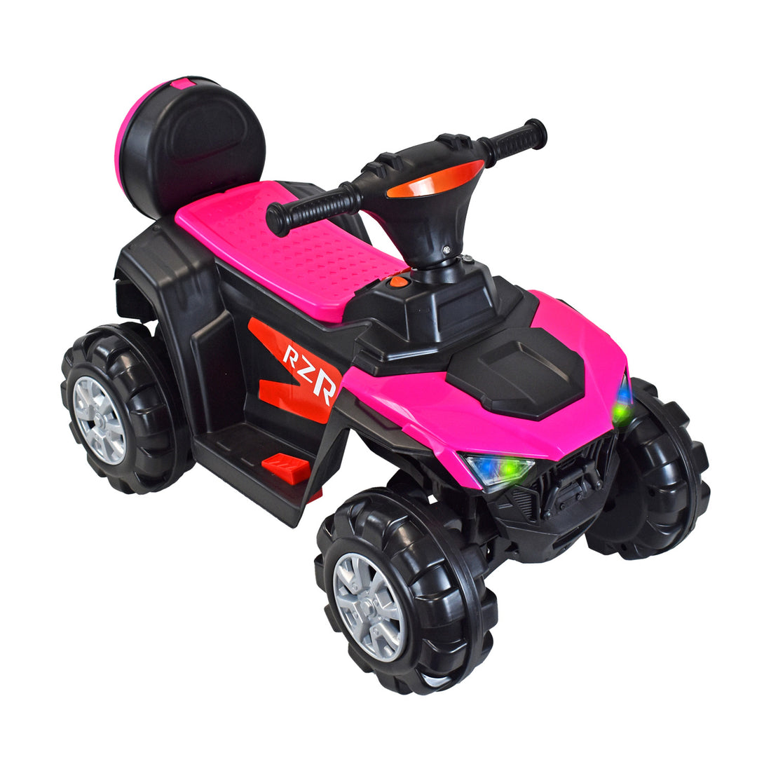 Cuatrimoto Moto Eléctrica Montable Niña DM1001 Rosada 4.5V