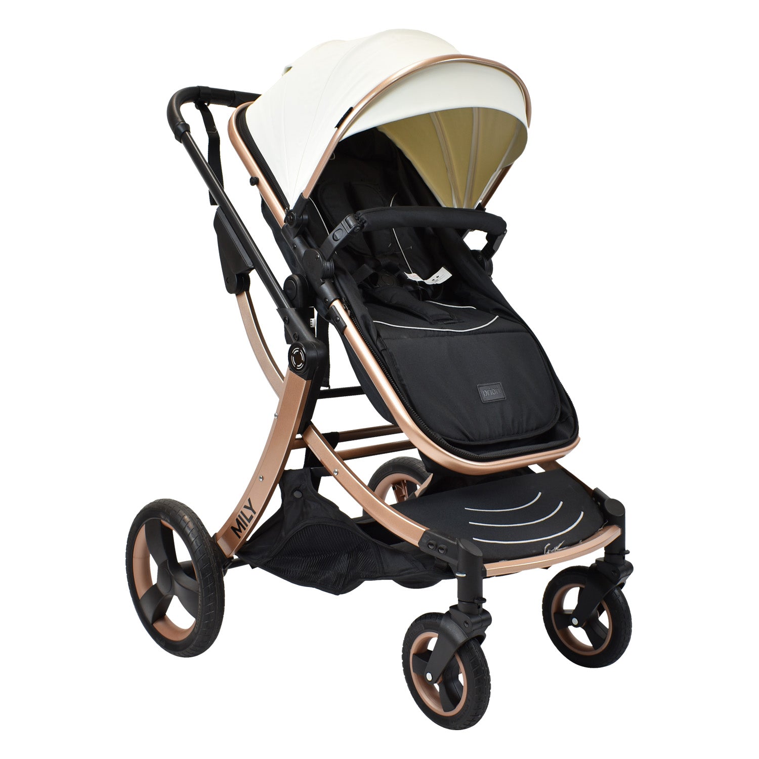 Coche Moises Bebé Mily Cs Blanco Priori