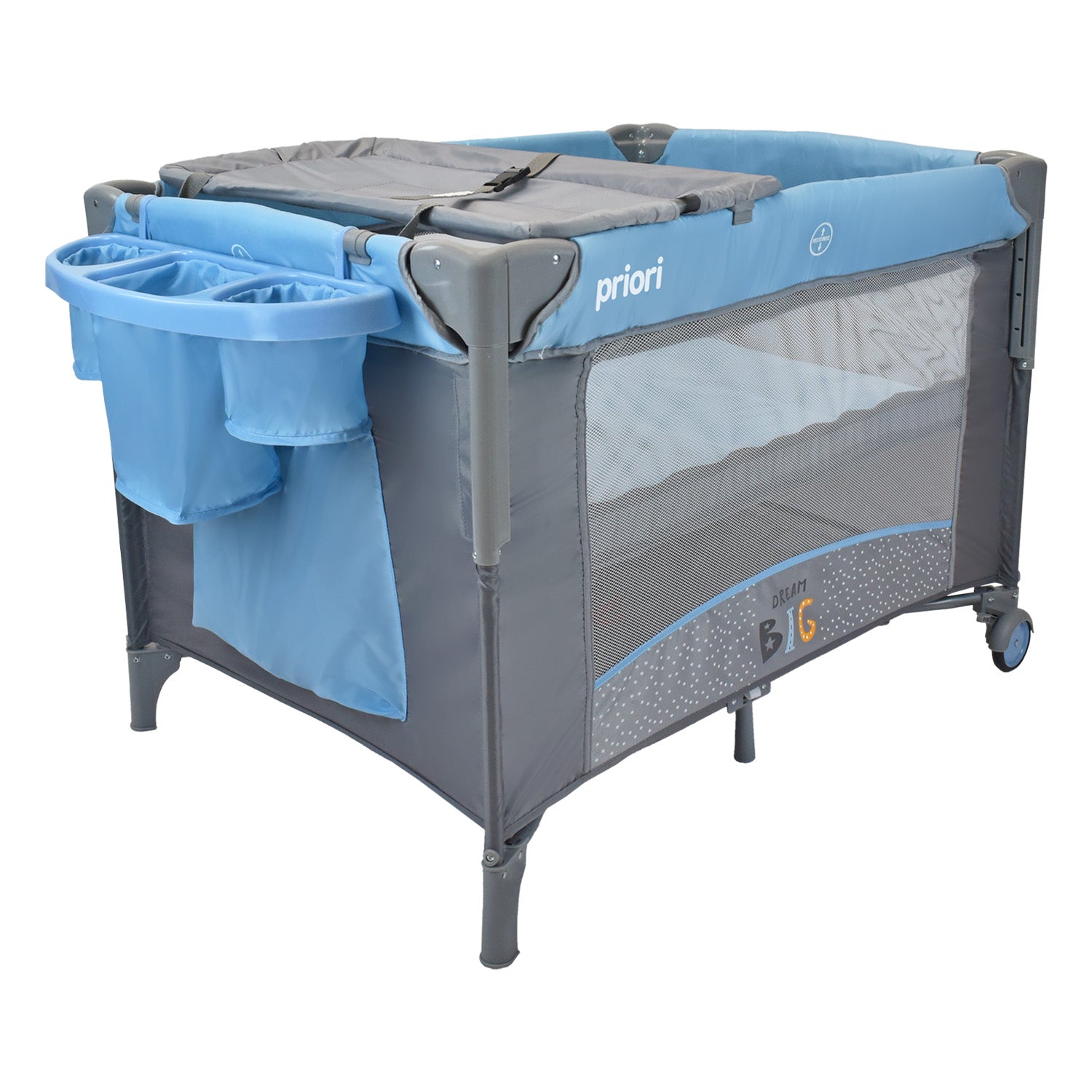 Combo Cuna Colecho Avanti + Paseador Park Priori Azul