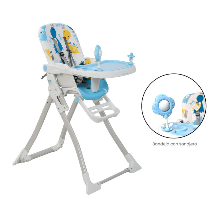 Silla Comedor Premium Baby Monaco Azul0