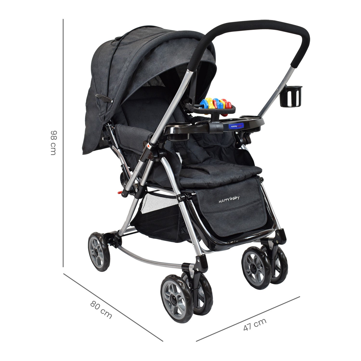Coche Bebe Paseador Priori Park Azul