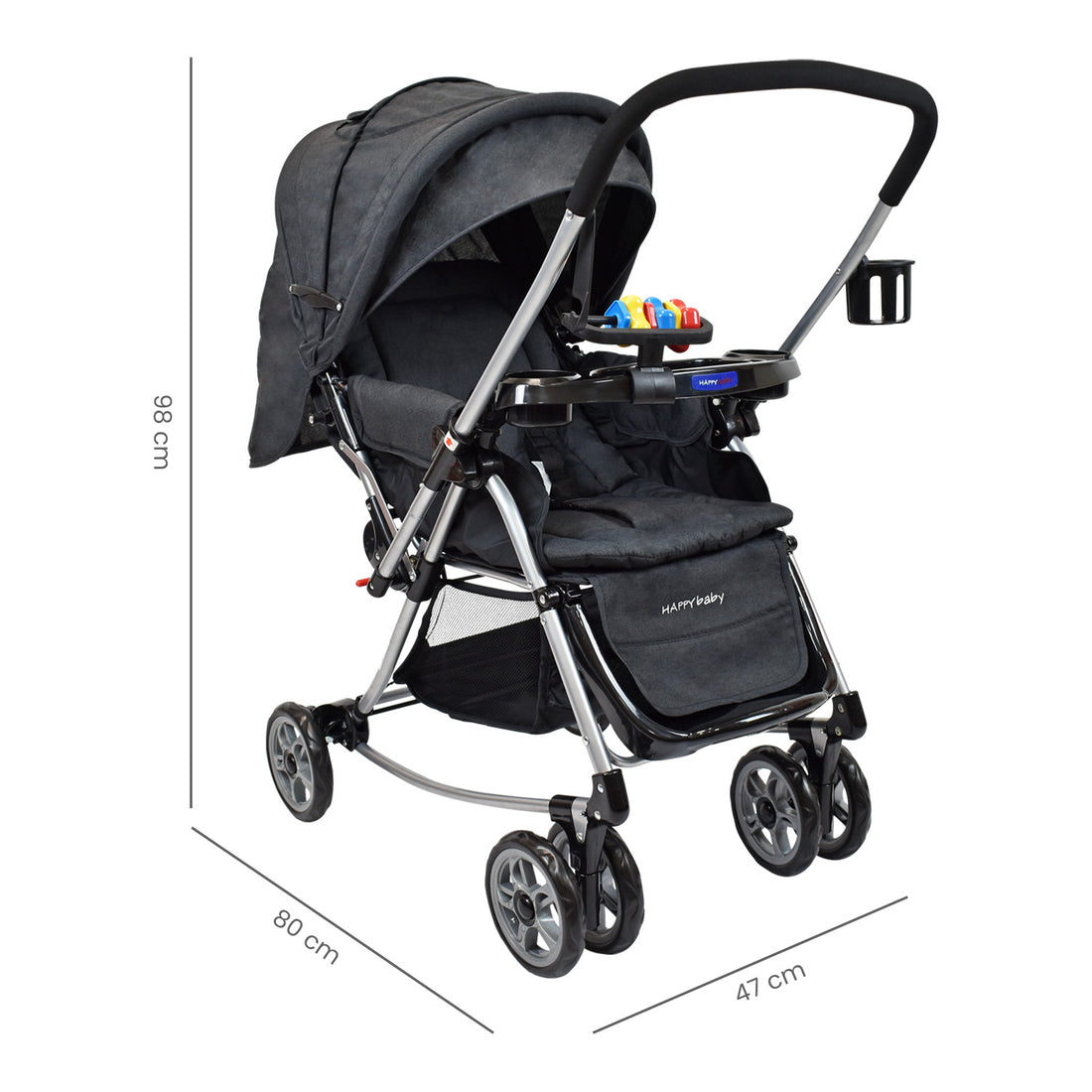 Coche Bebe Paseador Priori Park Azul