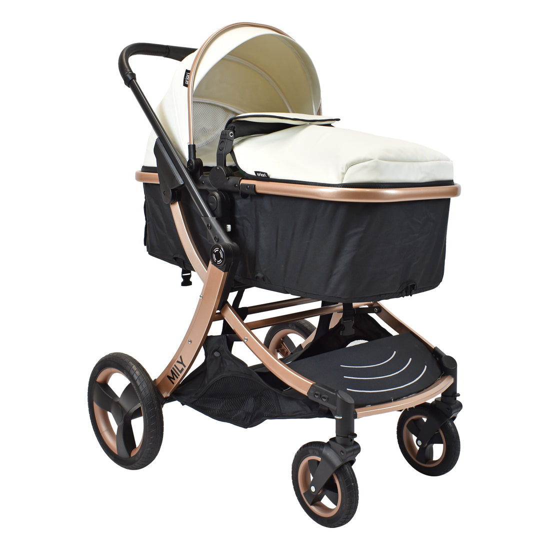 Coche Moises Bebé Mily Cs Blanco Priori
