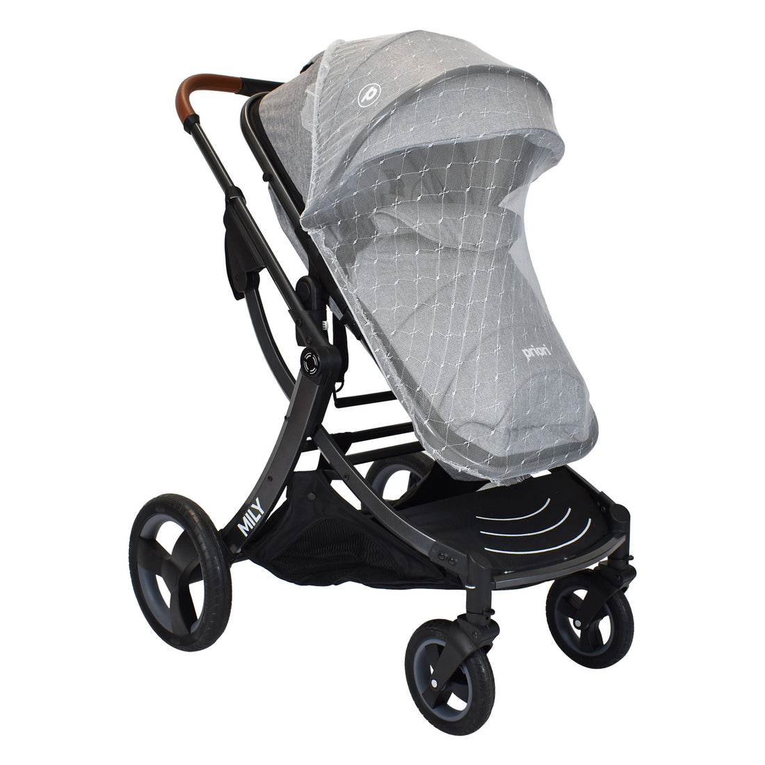 Coche Moises Bebé Mily Cs Gris Priori
