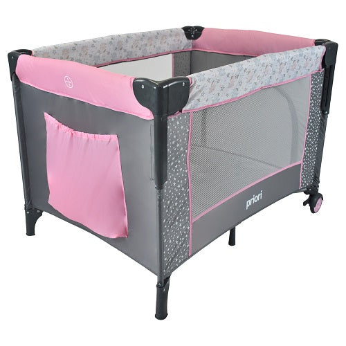 Combo Coche Nova Rosa +Cuna Ariel Octopus Priori Rosa