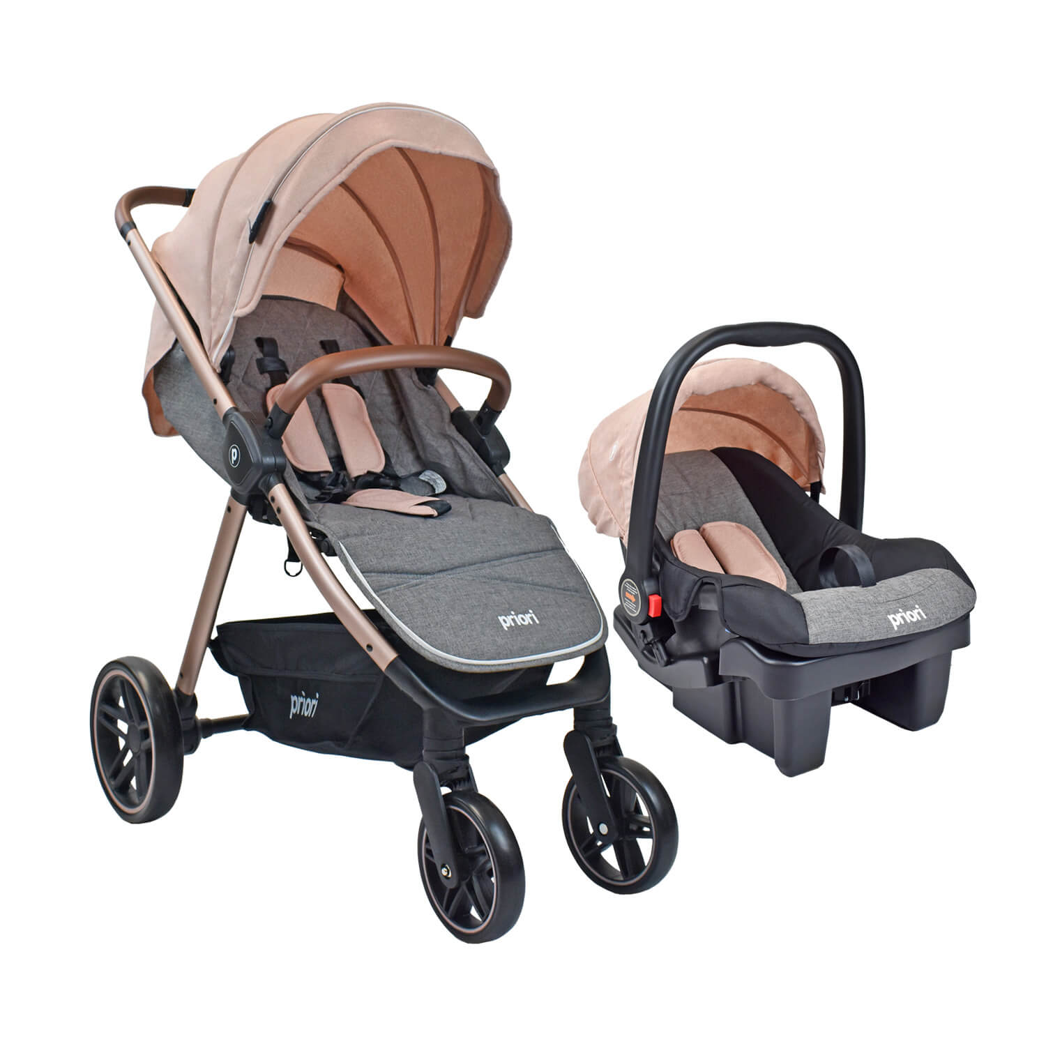 Coche Bebé Priori Maverick Ts Rosa