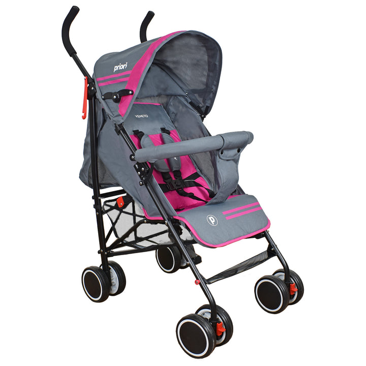 Coche Bebe Paseador Veneto Lyne Priori Rosa