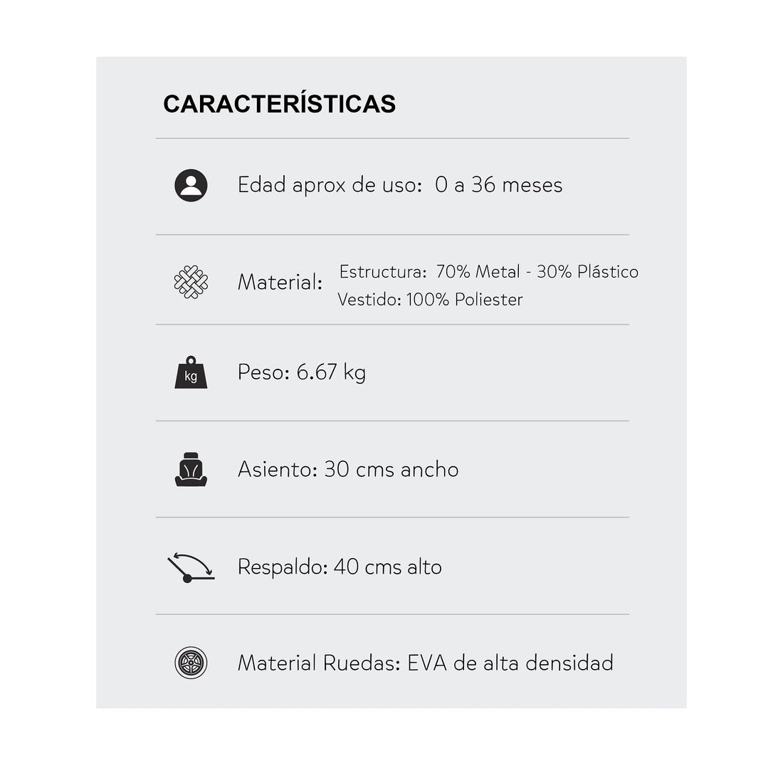 Coche Bebe Priori Viena Azul