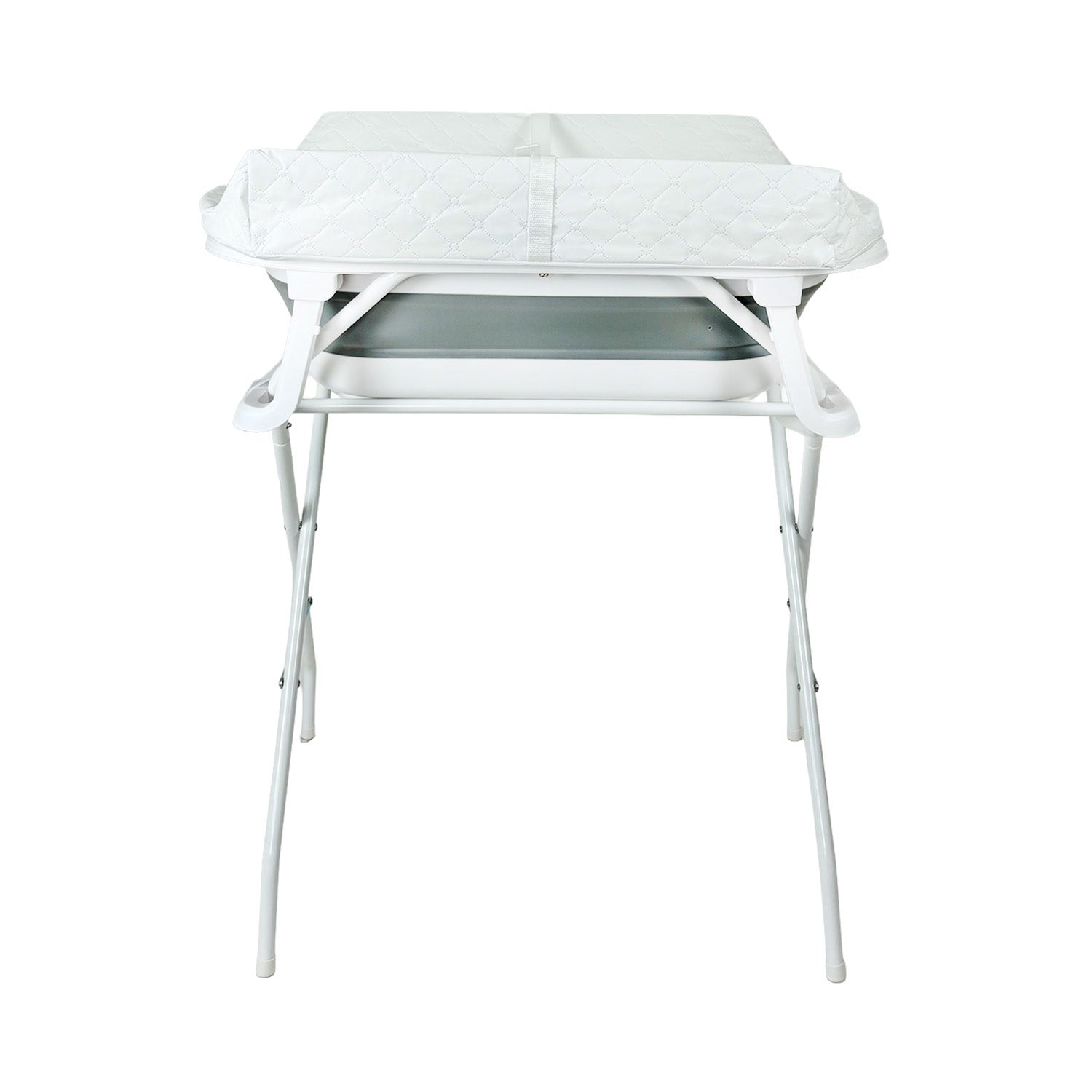 Bañera Bebé Stand Changer y Soporte Metálico Gris Priori