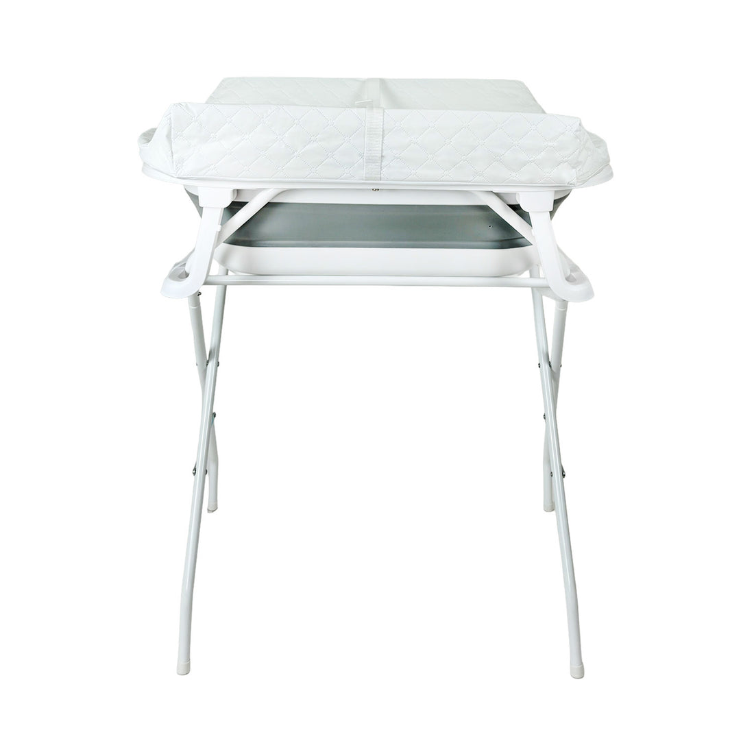 Bañera Bebé Stand Changer y Soporte Metálico Gris Priori