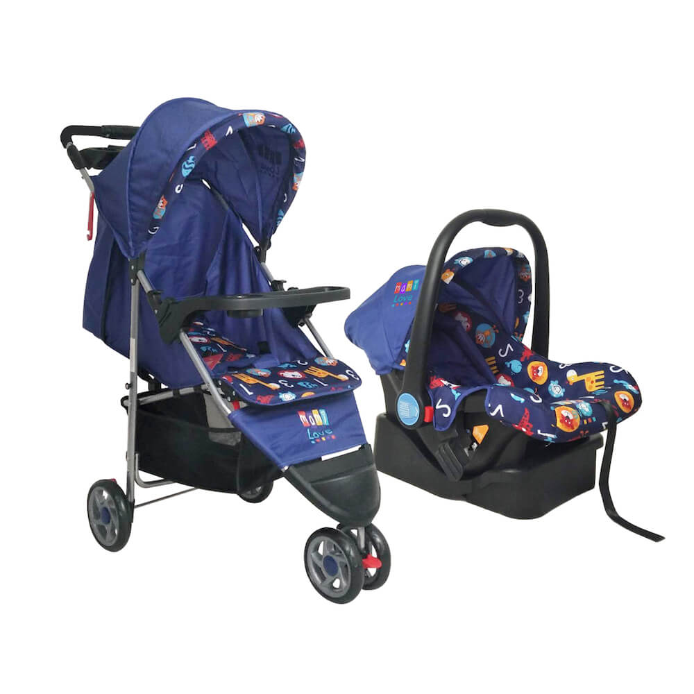 Coche Bebe Mami Love Azul MM2044