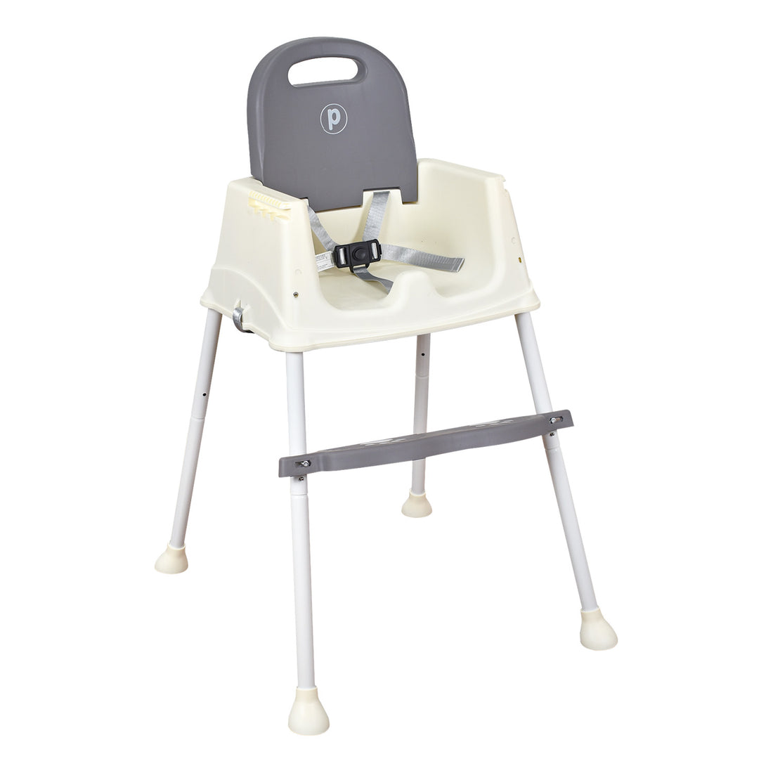 Silla Comedor Bebé 3 en1 Navy Priori Gris
