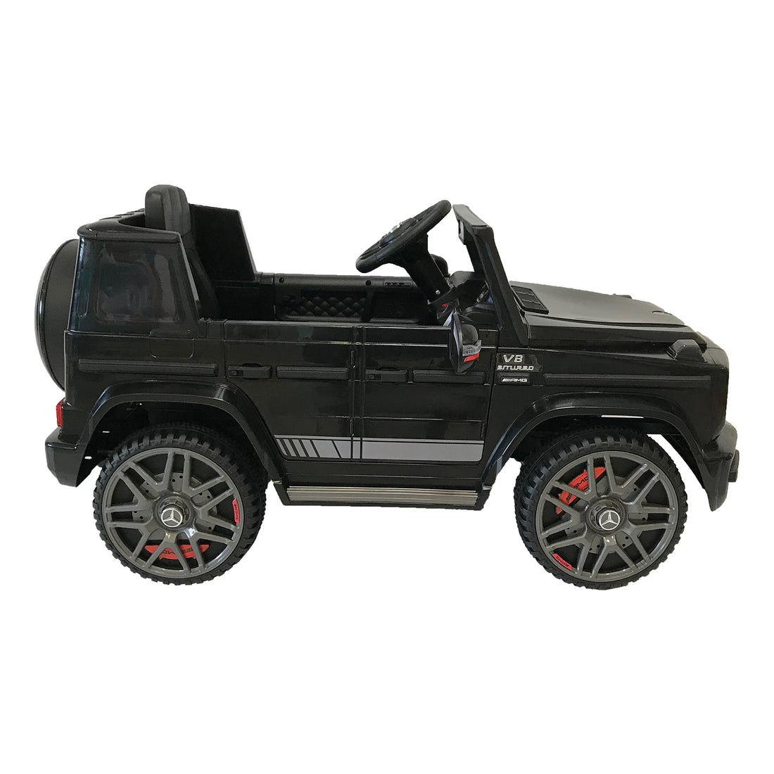 Carro montable con control Mercedes Benz negro LQ003