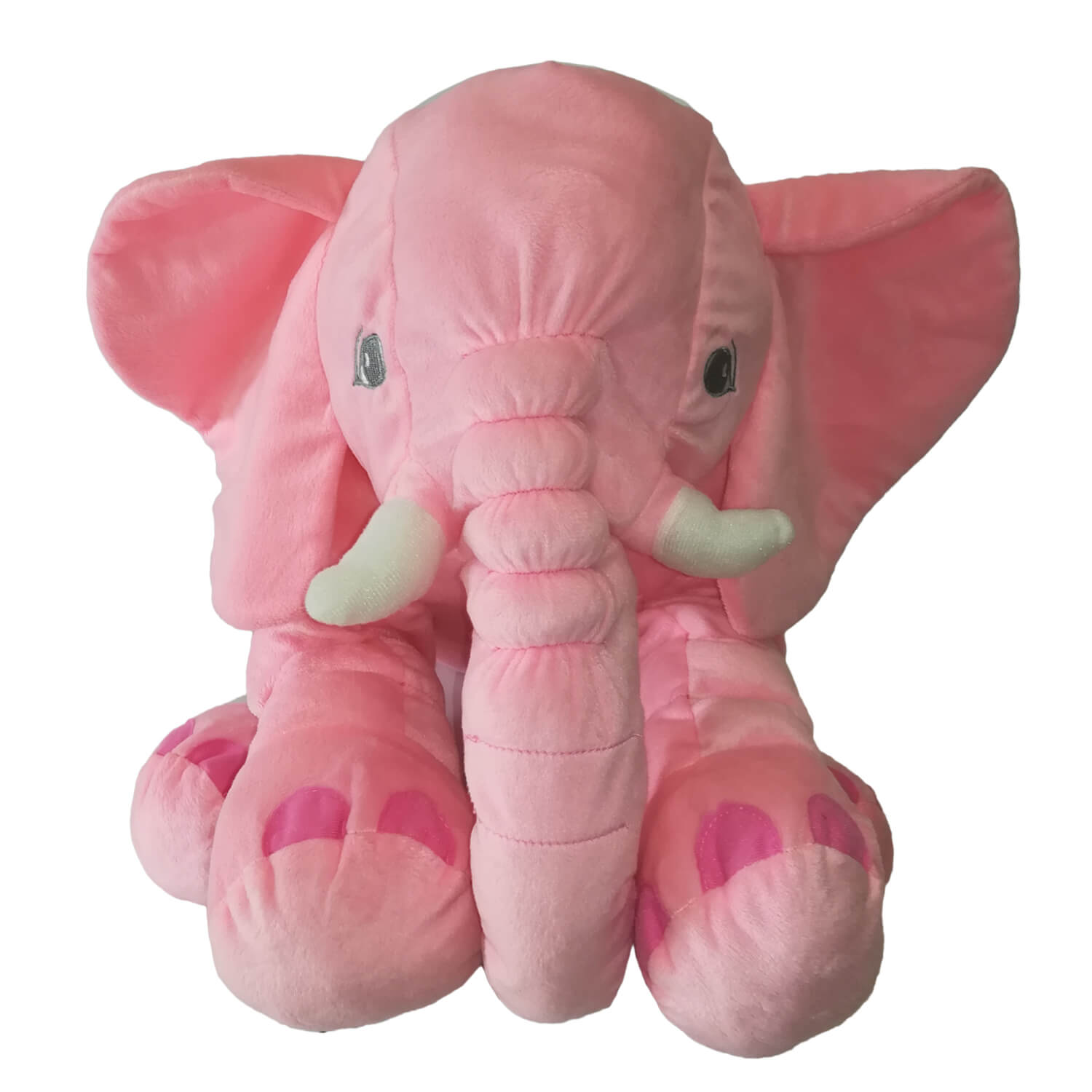 Combo Cojín de Lactancia Inizzi + Peluche Almohada Elefante Rosa