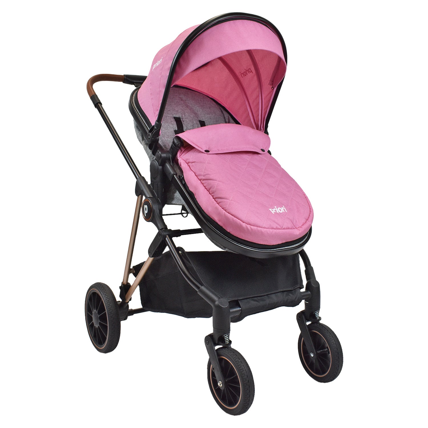 Coche Bebé Moisés Priori Ana Ts Rosado