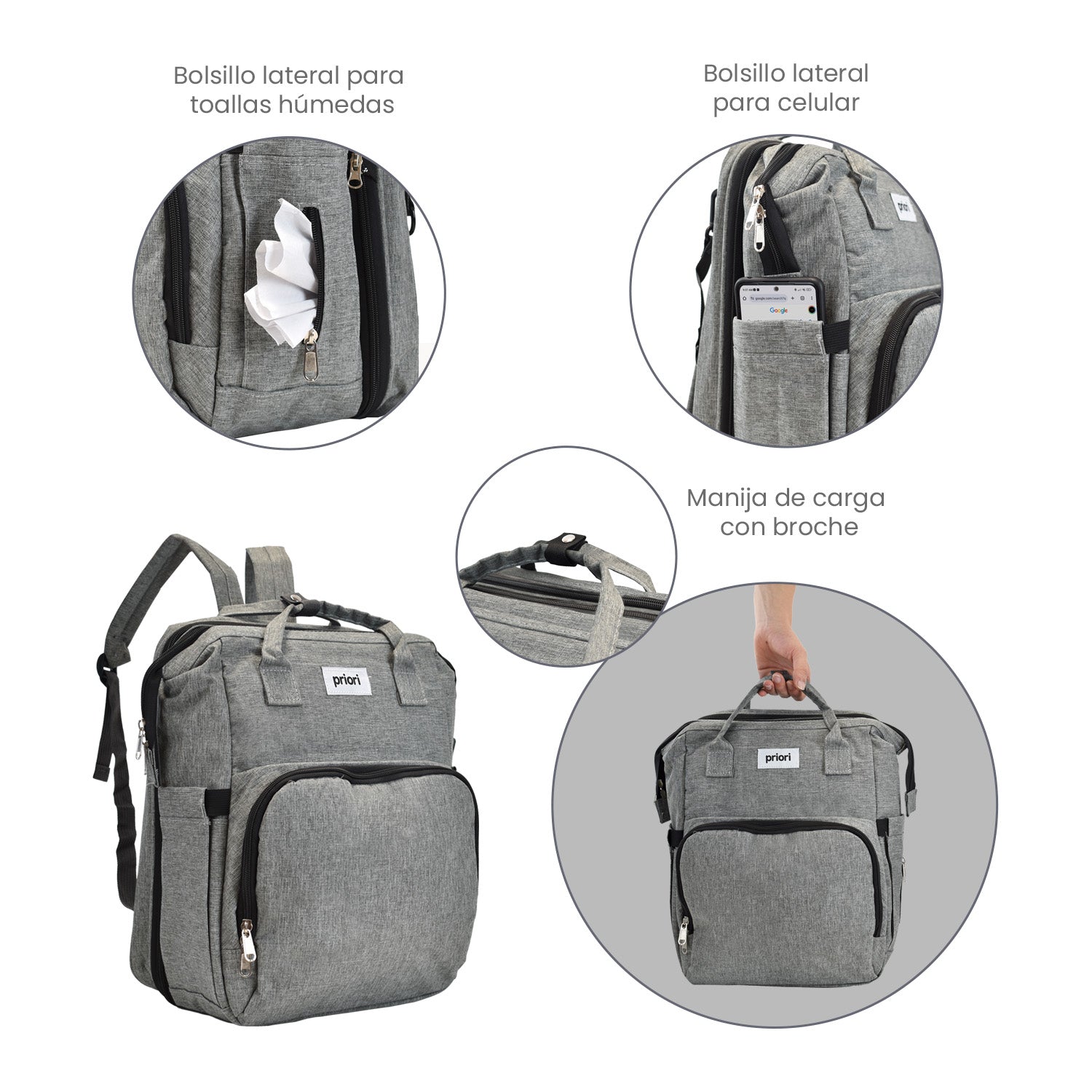 Combo Cuna Colecho Golf +Coche Paseador Park Rosa+ Pañalera Morral